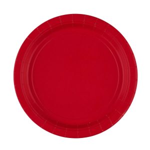 Картонени чинии Червени