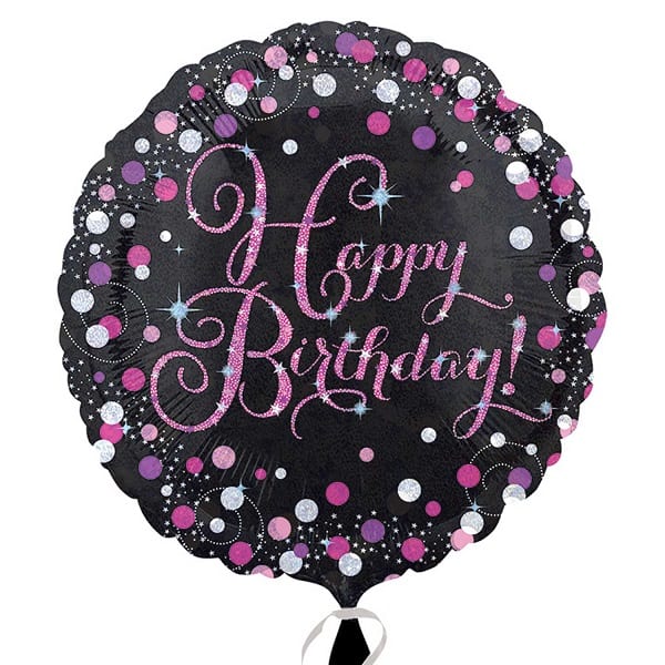 Балон с надпис Happy Birthday