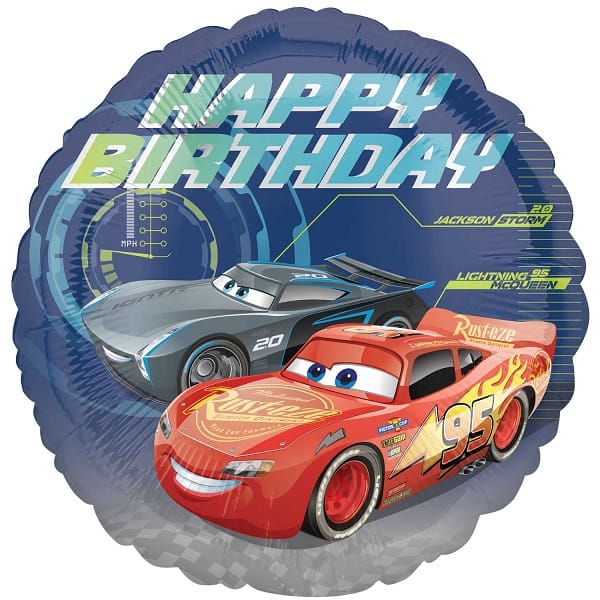 Балон Cars Happy Birthday