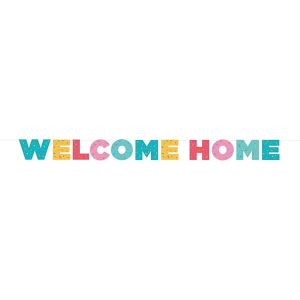 Гирлянд с надпис Welcome home