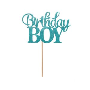 Картонена украса за торта Birthday Boy