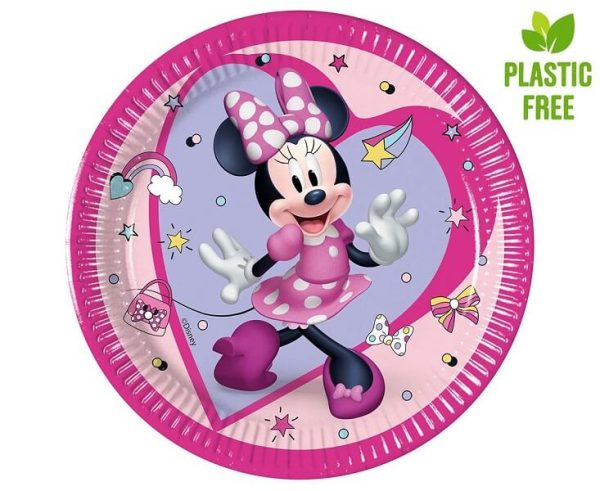 Парти чинии Minnie Junior, 20 см, 8 броя