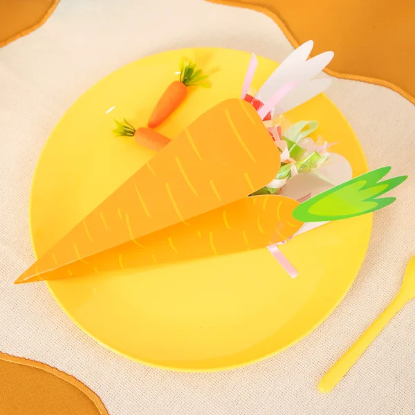 Кутия за бонбони и лакомства моркови 6 броя, Направи си сам – Изображение 4