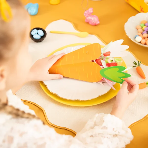 Кутия за бонбони и лакомства моркови 6 броя, Направи си сам – Изображение 5