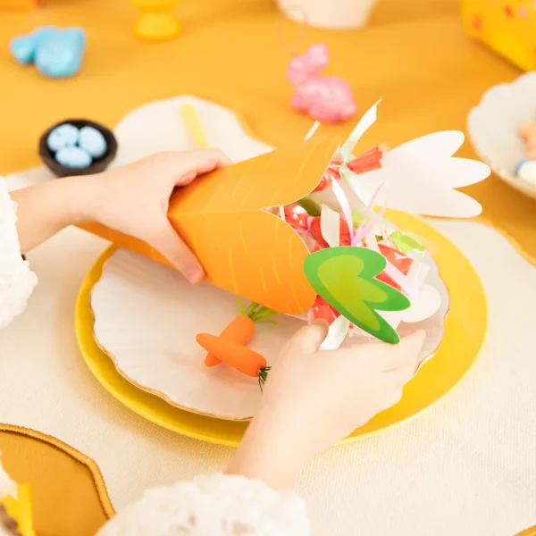 Кутия за бонбони и лакомства моркови 6 броя, Направи си сам – Изображение 7