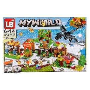 Конструктор My World Led, Майнкрафт 356 части, LB317