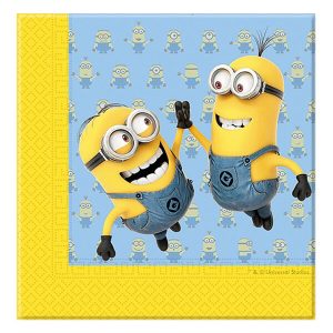 Парти салфетки Minions, 20 броя