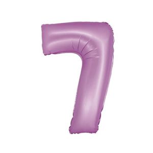 Балон фолио Цифра 7, Smart, Лилав мат, 76 см