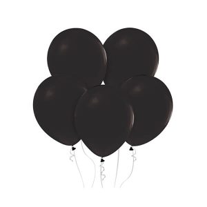 Балони Beauty&Charm, пастел, черни, 10 бр.