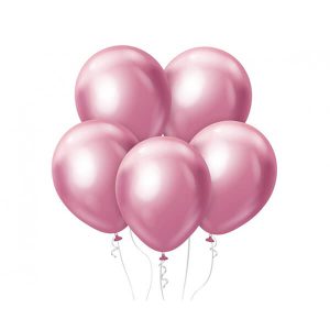 Балони Хром, Beauty & Charm 12", 30 см, светлорозови, 50 броя