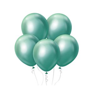 Балони Хром, Beauty & Charm 12", 30 см, зелени, 50 броя