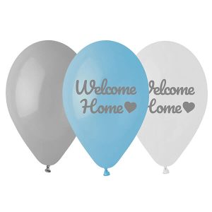 Балони Premium Welcome Home, сини, 6 броя