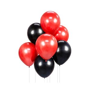 Букет от балони B&C Red & Black, 7 броя