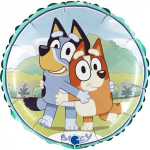 Фолиев балон Bluey Bingo, кръг, 45 см