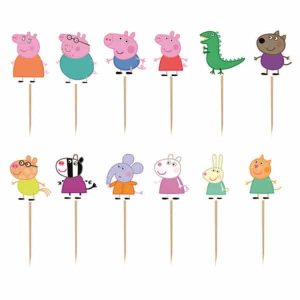 Комплект топери Peppa Pig, Пепа и приятели, 12 броя