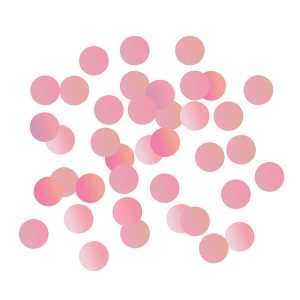 Конфети от фолио кръгчета B&C, 1,5 см, 18 гр, розово злато