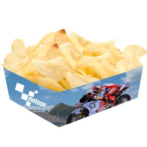 Кутия за хрупкави картофки Moto GP, 15х11х6 см, 6 броя, комплект