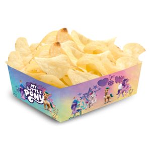 Кутия за хрупкави картофки My Little Pony, 15х11х6 см, 6 броя, комплект