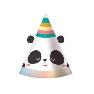 Парти шапки Panda, 6 броя