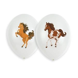 Балони латекс Beautiful Horses, 6 броя, пакет