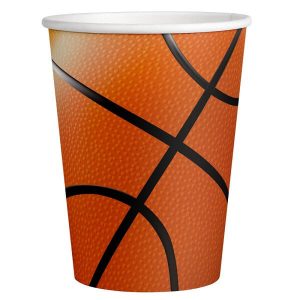 Картонени чаши SPORTS FANATIC BASKETBALL, 266ml, 8бр.