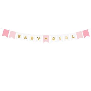 Банер Baby Girl, микс, 15 х 175 см