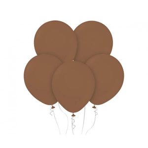 Балони Beauty & Charm 12", 30 см, кафеви, пастел, 10 броя