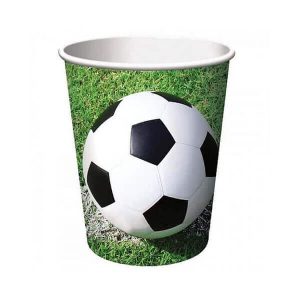 Картонени чаши Football, 200 ml, 8 броя