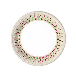 Парти чинии Свежи цветове, 23 cm, 10 броя