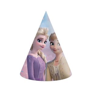 Парти шапки Frozen 2 Wind Spirit, 6 броя
