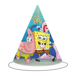 Парти шапки SpongeBob, 6 броя