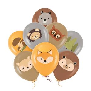 Комплект балони Forest Friends, Горски приятели, 8 броя, 30 см