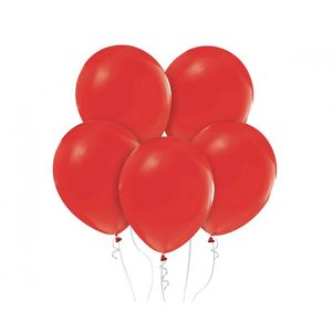Балони Beauty & Charm, пастелни червени, 10 бр.