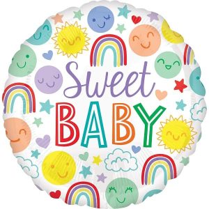 Фолиев балон Sweet Baby Icons, 43 см, опакован