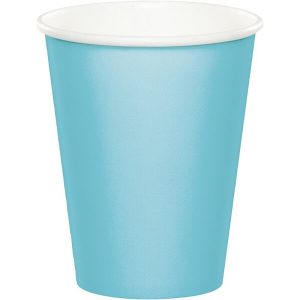 Картонени чаши PASTEL BLUE, 266ml, 8бр.