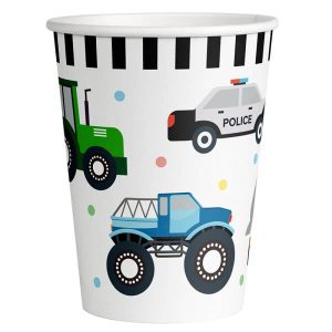 Картонени чаши TRAFFIC PARTY, 236ml, 8бр.