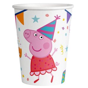 Парти чаши Peppa Pig, 250 ml, 8 броя