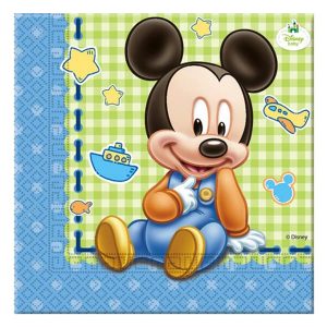 Парти салфетки Mickey Mouse Baby, 20 броя