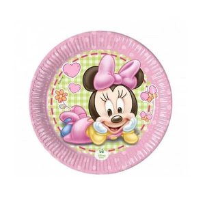 Парти чинии Minnie Baby, 20 см, 8 броя