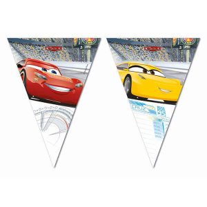Банер трансперанти Cars 3, гирлянда 230 cm