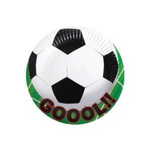 Парти чинии Football, 18 см, 10 броя