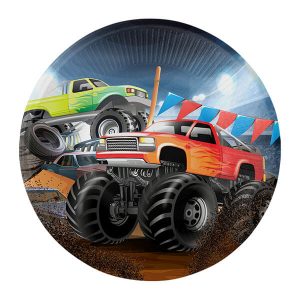 Чинии Monster Truck Rally, 18 см, 8 броя