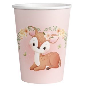 Картонени чаши Lil Deer, 250ml, 8 броя
