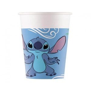 Картонени чаши Stitch & Angel, 200ml, 8 броя