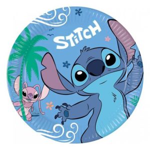 Картонени чинии Stitch, 23 см, 8 броя
