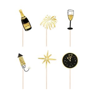 Комплект топери Happy New Year, 6 броя