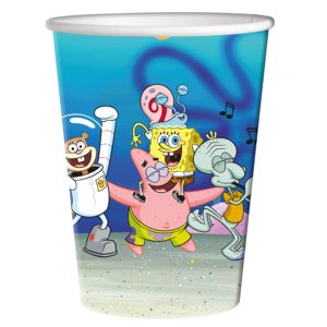Парти чаши SpongeBob, 250ml, 8 броя