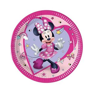 Парти чинии Minnie Junior, 20 см, 8 броя