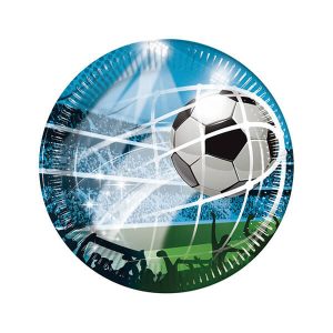 Парти чинии Soccer Fans, 20 см, 8бр.