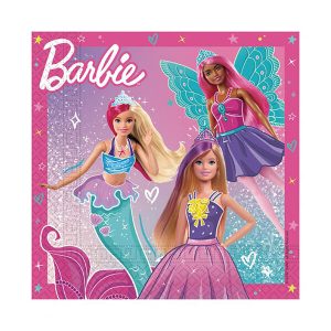 Парти салфетки BARBIE, 20 броя